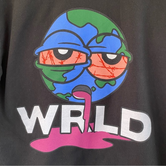 999 Club Unisex Adults Juice Wrld "Wasted" Crewneck Sweatshirt AS9 Black Earth - Picture 12 of 12